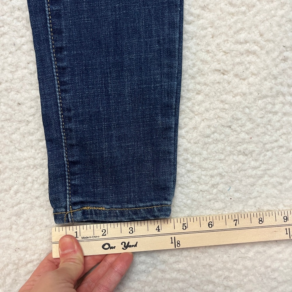Levi Strauss Jeans Womens 24 Blue 721 High Rise Skinny Dark Wash Stretch Denim - Picture 4 of 11
